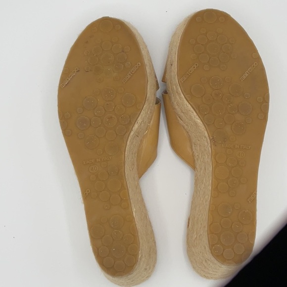 Jimmy Choo Paisley Criss Cross patent leather wedge - Picture 7 of 9